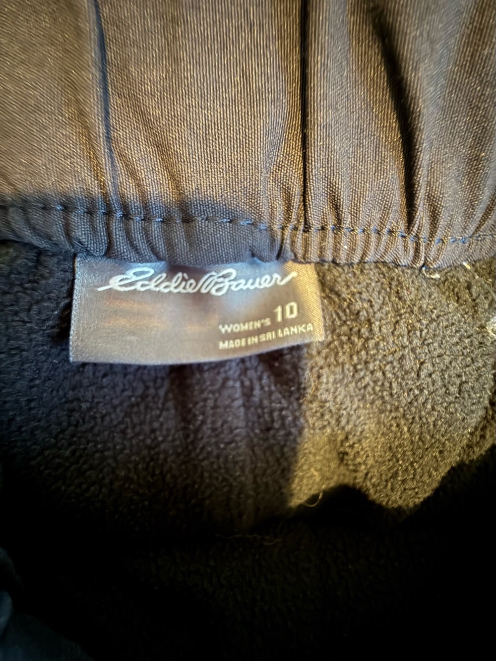 Eddie Bauer Black Women's Fleece Lined Pants - Picture 8 of 8